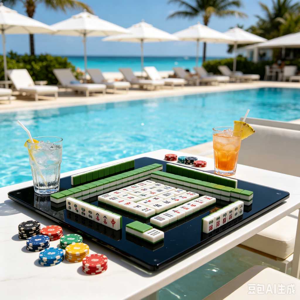 modern text mahjong tiles